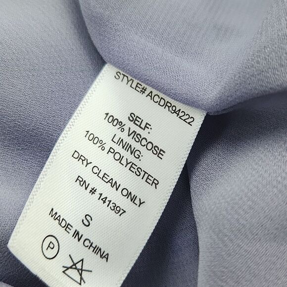 ASTR the label Womens Gwyn Floral Print Cold Shoulder Midi Dress Size Small Blue - Picture 10 of 11